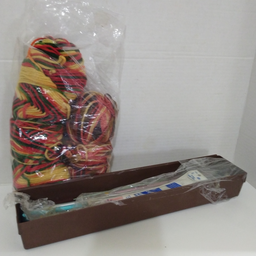 60 Pc Knitting Needles Kit & Yarn Bundle